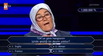 Kim Milyoner Olmak İster'e Günay Teyze damga vurdu! Bir milyonluk soruyu bildi mi?