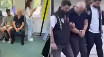 Marmaray'da bir kadını saçlarını koklayarak taciz eden şüpheli yakalandı