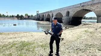 Edirne'de Kuraklık Nedeniyle Tarihi Tüfek Bulundu