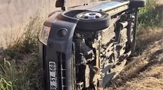 Balıkesir'de Tek Taraflı Trafik Kazası: 3 Kişi Mahsur Kaldı