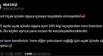 THY'den Sigara İçen Yolculara Cezai Önlem