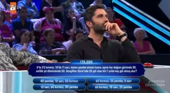 5'te 3'ü kırmızı, 10'da 1'i sarı, kalanı pembe olmak üzere eşine her doğum gününde 30, evlilik yıl dönümünde 50, Sevgililer Günü'nde 20 gül alan..