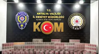 Antalya'da Kaçakçılık Operasyonu: 42 Bin Makarona El Konuldu