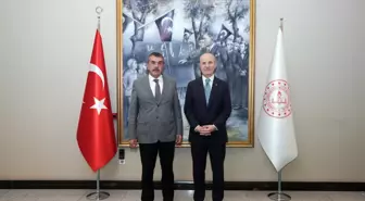Milli Eğitim Bakanı Yusuf Tekin, YÖK Başkanı Erol Özvar'ı Kabul Etti