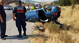 Balıkesir-Susurluk Karayolunda Tek Taraflı Trafik Kazası