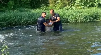 Bolu'da Kocasu Çayı'na Atlayan Kişi Son Anda Kurtarıldı