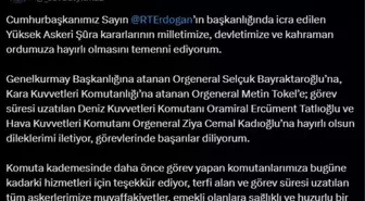 Cumhurbaşkanı Yardımcısı Yılmaz'dan YAŞ kararlarıyla ilgili açıklama