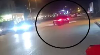 Drift Atan Sürücü Derenin Kenarına Uçtu