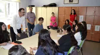 Kaymakam Ateş yaz kursuna katılan öğrenciler ile bir araya geldi