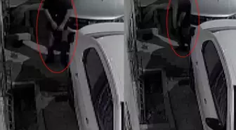 Mahalledeki kadınlara musallat olan sapığın uygunsuz halleri kamerada