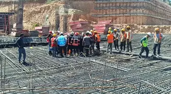 Malatya'da İnşaat Kazası: Bir İşçi Yüksekten Düştü