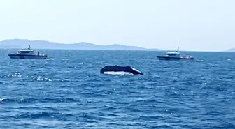 Marmara Adası Açıklarında Parçalanmış Tekne Bulundu