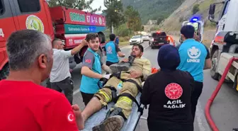 Karabük'te Orman Yangını: İki İşçi Hastaneye Kaldırıldı