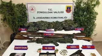 Zonguldak'ta Uyuşturucu Operasyonu: Çok Sayıda Madde ve Silah Ele Geçirildi