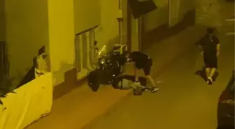 Sokak Ortasında Darp Anları Görüntülendi