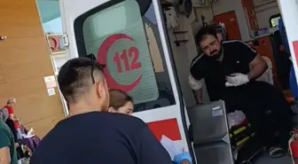 Bıçak Bilerken Elini Makineye Sıkıştıran Yabancı Uyruklu Yaralandı