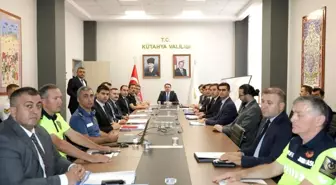 Kütahya'da İl Güvenlik ve Asayiş Toplantısı Yapıldı