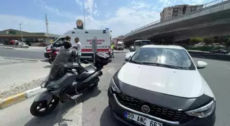 Tekirdağ'da Trafik Kazası: Motosiklet Sürücüsü Yaralandı