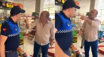 Hem suçlu hem güçlü esnaf! Zabıtayı itti, dükkandan kovdu, tehdit etti