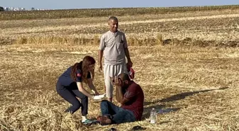 Tekirdağ'da Saman Yüklü Tır Yangını: 1 Yaralı