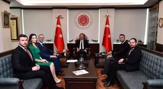 Ukrayna Büyükelçisi Nariman Celal, Savunma Sanayii Başkanı Haluk Görgün'ü Ziyaret Etti