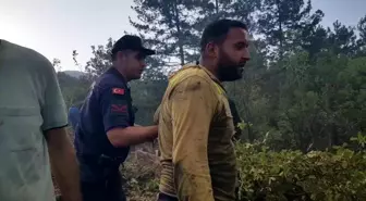 Karabük'teki Orman Yangınında Panic Anları