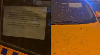 Aracının camına astığı yazı olay oldu: Kızıma hakkımı helal etmiyorum
