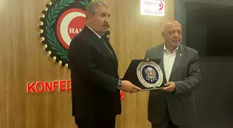 BBP Başkanı Destici'den HAK-İŞ'e ziyaret