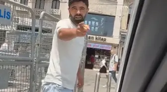 Galatasaray Meydanı'nda Trafik Tartışması