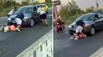 Hem çarptı, hem de otomobiliyle ezerek kaçmaya çalıştı