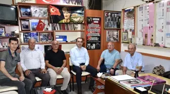 Kaymakam Özdemir'den Şehit ve Gaziler Derneği'ne ziyaret