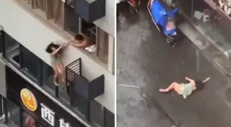 Kocasını metresiyle yakalayan kadın 4. kattan atladı