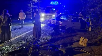 Akyazı'da Otomobil ve Motosiklet Çarpıştı: 1 Ölü, 1 Yaralı
