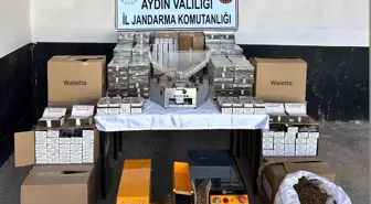 Söke'de Kaçak Tütün ve Makaron Operasyonu