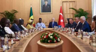 TBMM Başkanı Numan Kurtulmuş, Senegal Başbakanı Ousmane Sonko ile Görüştü