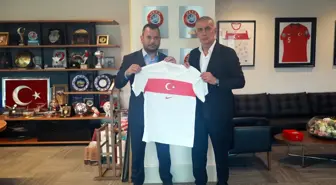 TFF Başkanı Hacıosmanoğlu, Süper Lig Kulüpler Birliği Başkanı Doğan'ı Ziyaret Etti