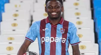 Trabzonspor yeni sol kanat oyuncusu Olaigbe'yi KAP'a bildirdi