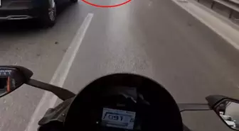 Bursa'da Motosiklet Kazası: Kask Kamerasına Yansıyan Anlar
