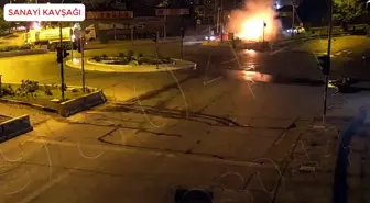 Kırıkkale'de Kaza: Otomobil Alev Aldı, Sürücü Ağır Yaralandı