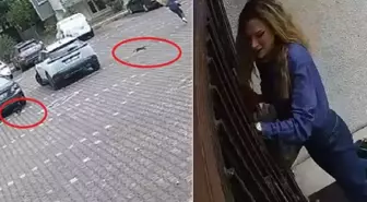 Genç kadın peşindekilerden dakikalarca kaçtı, videoyu izleyen gülmekten kırıldı