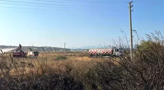 Balıkesir'in Gömeç İlçesinde Arazi Yangını Kontrol Altına Alındı