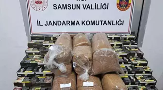Samsun'da Kaçak Tütün Operasyonu: 25 Bin 600 Makaron ve 54 Kilo Tütün Ele Geçirildi