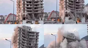 Kahramanmaraş'ta Yıkım Sırasında Bina Çöktü, Operatör Göçükte Kaldı