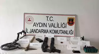 Aydın'da İşletmede Uyuşturucu ve Silah Ele Geçirildi