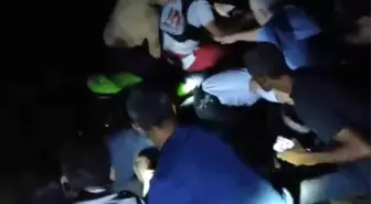 Bingöl'de Murat Nehri'nde Mahsur Kalan 5 Kişi Kurtarıldı