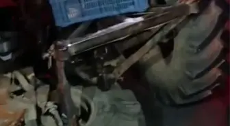 Mersin'de Traktör ile Otomobil Çarpıştı: 2 Yaralı