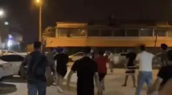 Alkollü Şahıslar Parkta Polise Bıçakla Saldırmaya Çalıştı