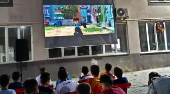 Şırnak'ta Kırsal Çocuklar için Seyyar Sinema Etkinliği