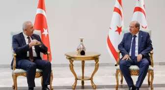 TSTK Heyeti, KKTC Cumhurbaşkanı Tatar'ı Ziyaret Etti
