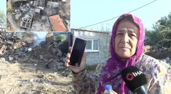 Alevlere teslim olan köyden yürek yakan manzara! Bir kimliği, bir de telefonu kaldı